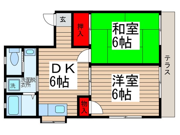 ＴＮパレスの物件間取画像